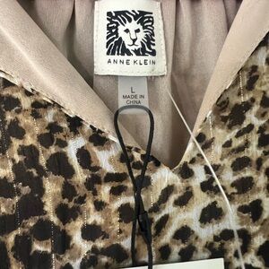 Anne Klein Leopard Print Jacket